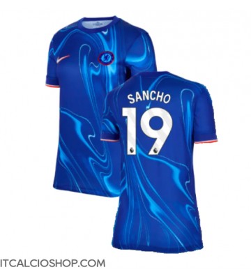 Chelsea Jadon Sancho #19 Prima Maglia Femmina 2024-25 Manica Corta